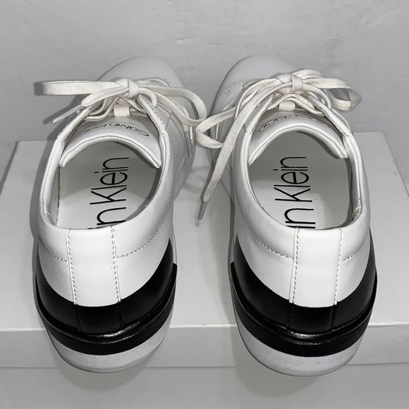 Calvin Klein White Sneakers Mens Size 8US - Picture 5 of 8